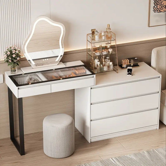 White dressing table