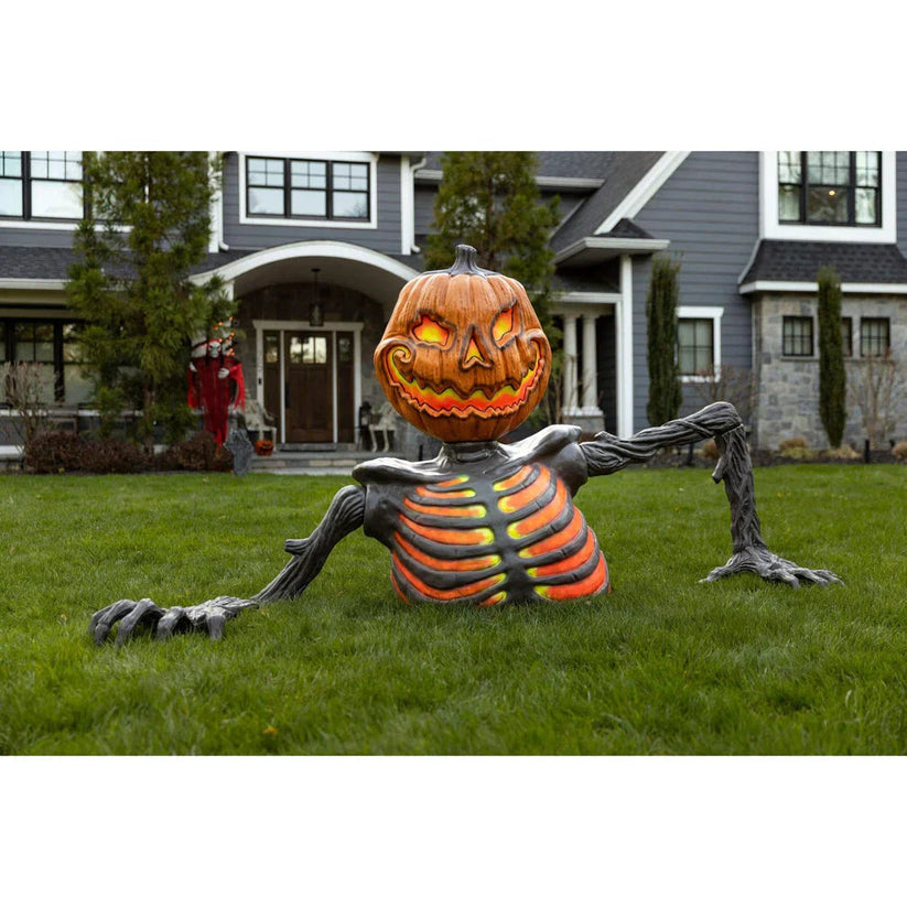 Life-Size Skeleton with LED Eyes &amp