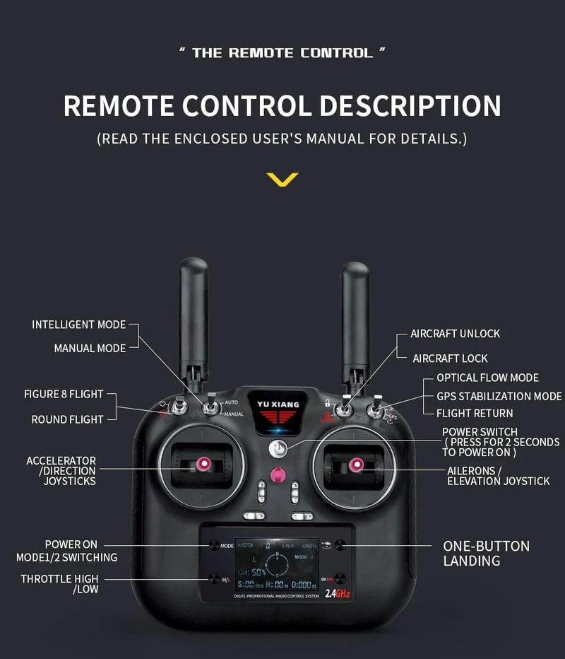 Yu Xiang F09H Sea Hawk UH-60 Scale RC Helicopter w/ GPS Intelligent Control System
